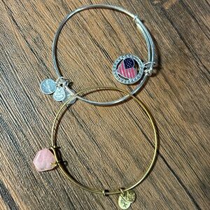 Alex and Ani set of two bracelets